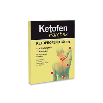 KETOFEN 30 MG PARCHES 5 UNID 68585