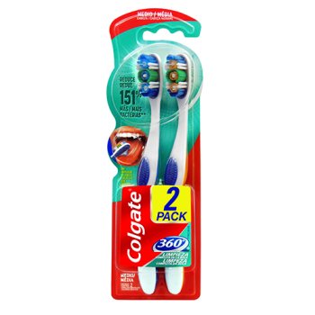 COLGATE CEP DENTAL 360 MEDIO 2X1 46862