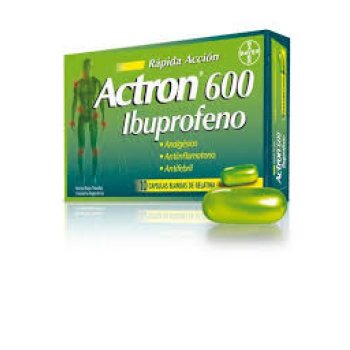 ACTRON 600 MG 10 CAP BLANDAS 42437