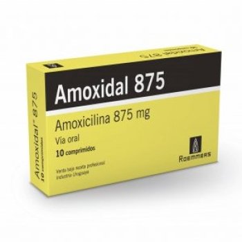 AMOXIDAL 875 MG 10 COMP 62201