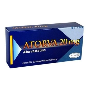 ATORVA 20 MG 30 COMP 44862