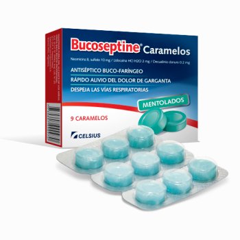 BUCOSEPTINE BLISTER 9 CARAMELOS 64667