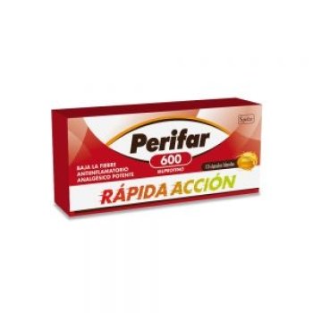 PERIFAR 600 MG 10 CAP BLANDAS 57492