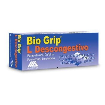 BIO GRIP L DESCONGESTIVO 10 COMP 30043