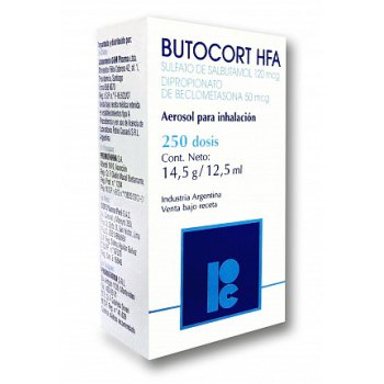 BUTOCORT HFA AEROSOL 250 DOSIS 21813