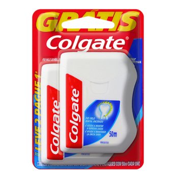 COLGATE HILO DENTAL NYLON 50 MT 2 X 1 20489