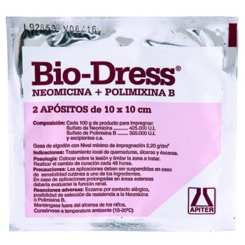 BIO-DRESS APOSITO 10 X 10 CM 2 TROZOS 2770