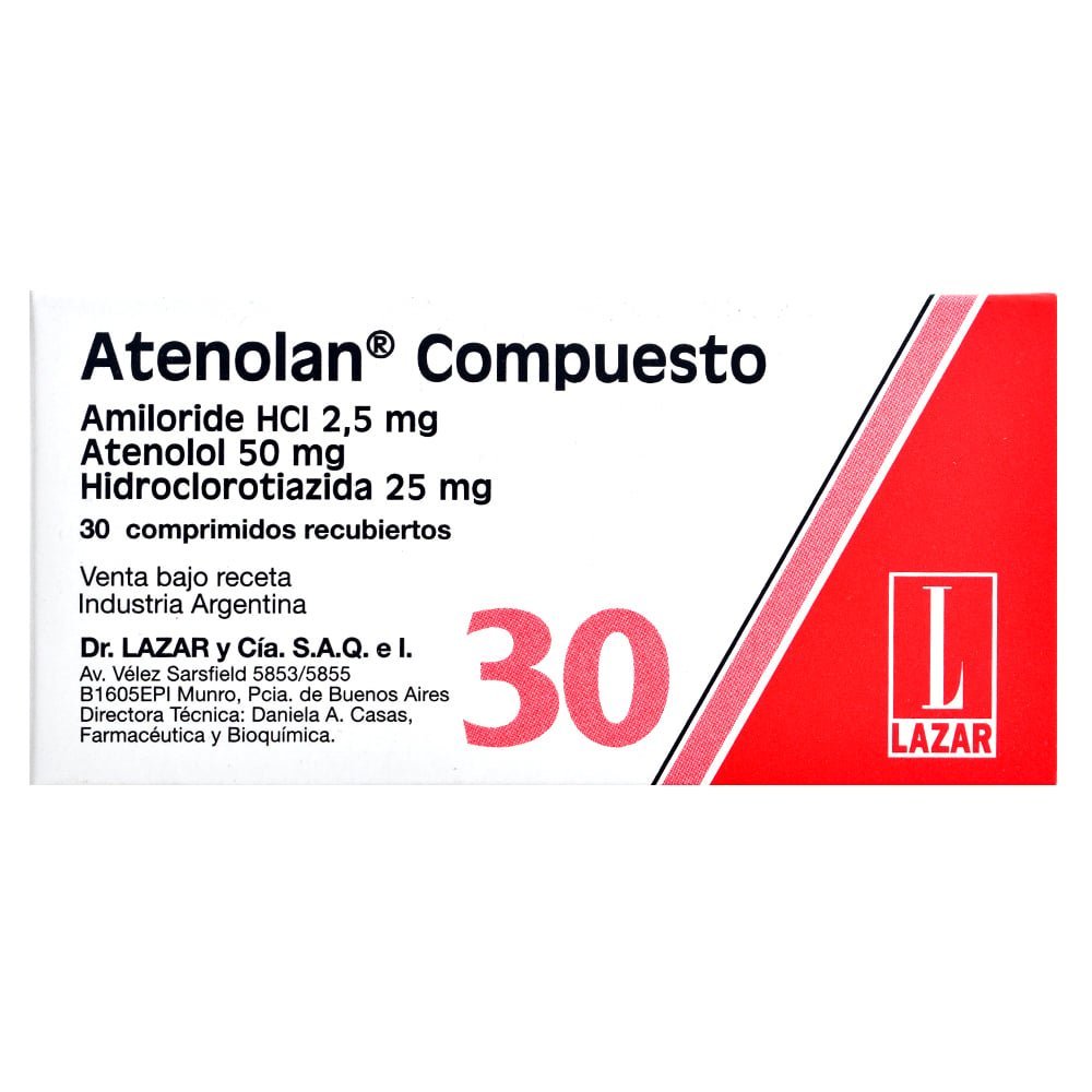 ATENOLAN COMPUESTO 30 COMP