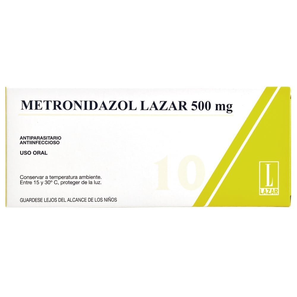 METRONIDAZOL 500 MG 10 COMP