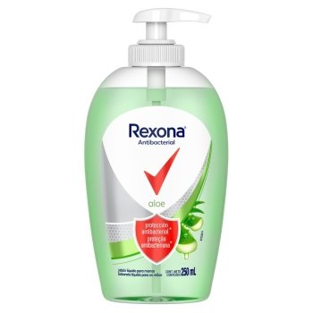 REXONA JABON LIQ ANTIBACT ALOE PUMP 250 81762